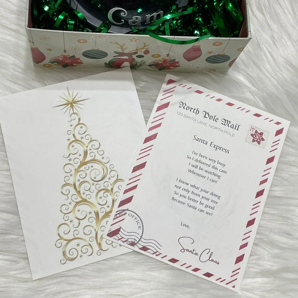 NEW IN PACKAGE * SANTA CAM * SANTA CAMERA‎ * CHRISTMAS SANTA CAM DECOR